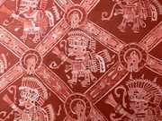 Fragment rekonstrukcji muralu pałacowego, Teotihuacan
