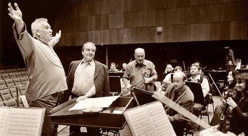 Henryk Mikołaj Górecki, baryton Adam Kruszewski i muzycy Narodowej Orkiestry Polskiego Radia, 2003