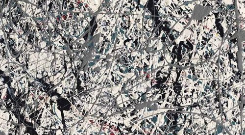 Jackson Pollock Numer 19 (fragment)