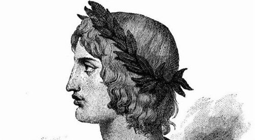 Rycina przedstawiająca rzymskiego poetę Wergiliusza, aut. nieznany, Wikipediadp
