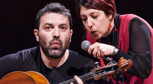 Wspólny koncert Marii Mazzotty z Włoch i Rediego Hasy z Albanii uświetnił przedostatni dzień Nowej Tradycji