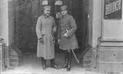 Józef Piłsudski z Bolesławem Wieniawą-Długoszewskim po powrocie z Magdeburga