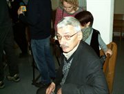 Dyrektor Memoriału Oleg Orłow na procesie Alesia Bialackiego