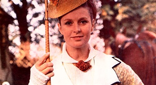 Beata Tyszkiewicz, odtwórczyni roli Izabeli Łęckiej w ekranizacji Lalki z 1968 r. w reżyserii Wojciecha Jerzego Hasa