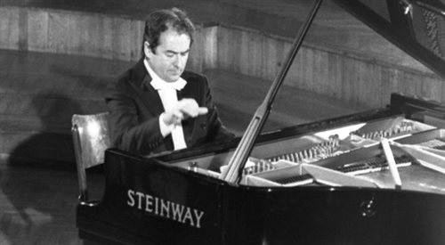 Adam Harasiewicz w Filharmonii Narodowej w 1976 roku