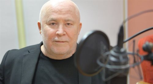 Paweł Moczydłowski w studiu Polskiego Radia