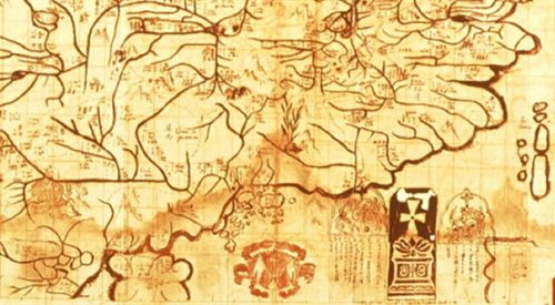 Mapa Chin wg Michała Boyma