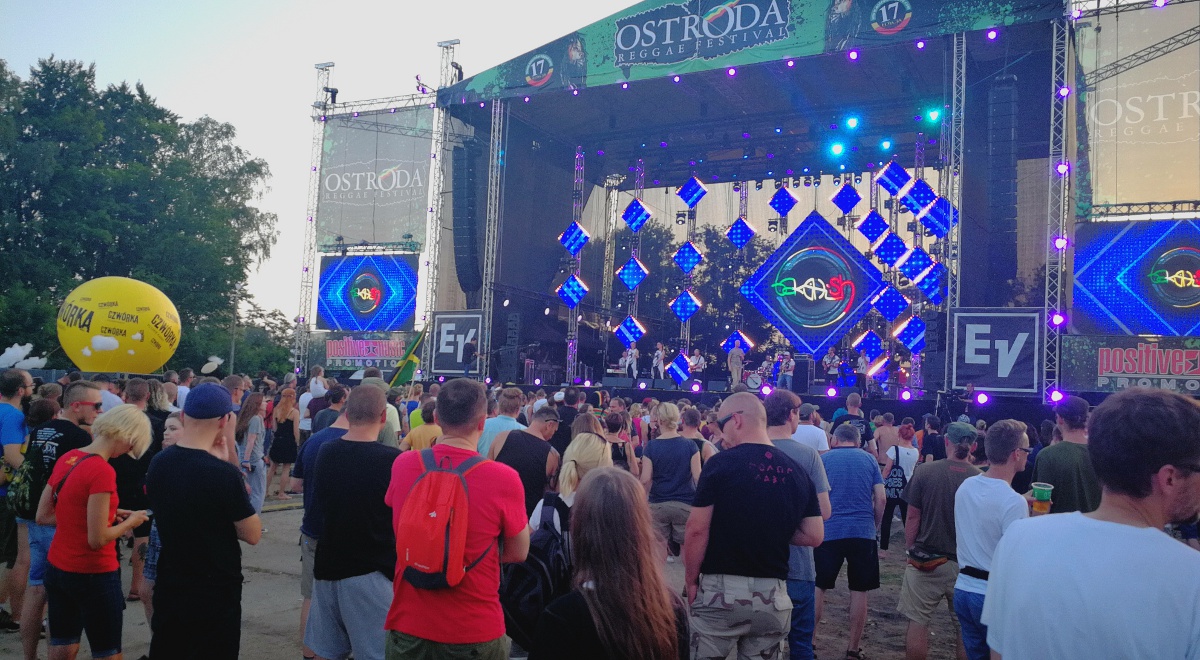 Scena na Ostróda Reggae Festivalu