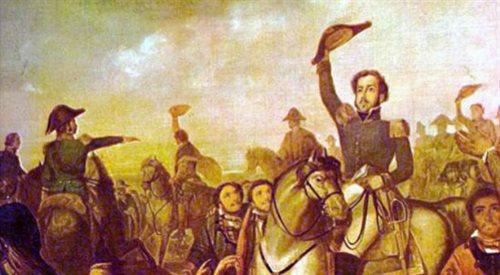 Ogłoszenie niepodległości, aut. Francisco Renato Moreaux (1844), źr. Imperial Museum of Brazil, Wikimediadp