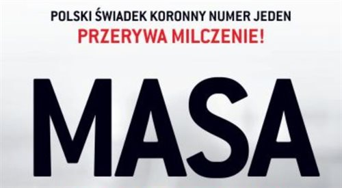 Fragment okładki książki Masa o kobietach polskiej mafii. Jarosław Masa