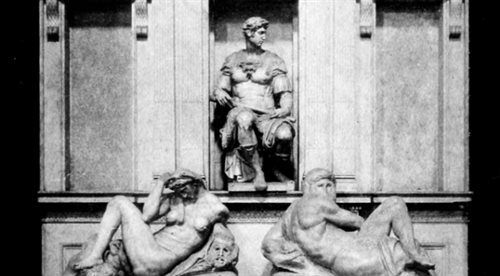 Grobowiec Guilliamo Medicciego autorstwa Michała Anioła, źr. Wikimedia Commonsdp