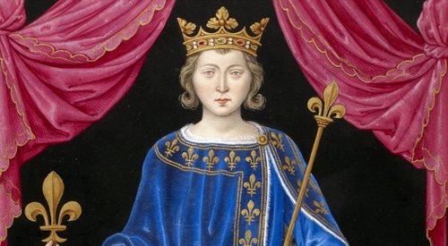 Filip IV Piękny umarł 10 miesięcy po śmierci wielkiego mistrza Templariuszy  Jakuba de Molay, który na stosie przeklął króla i jego potomków