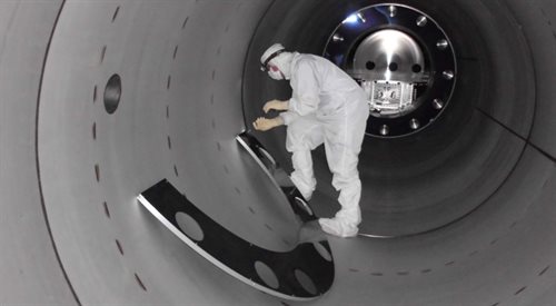 LIGO - prace w tunelu