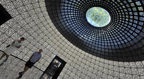 Rosyjski pawilon z instalacją i-city na Biennale Architektury w Wenecji.