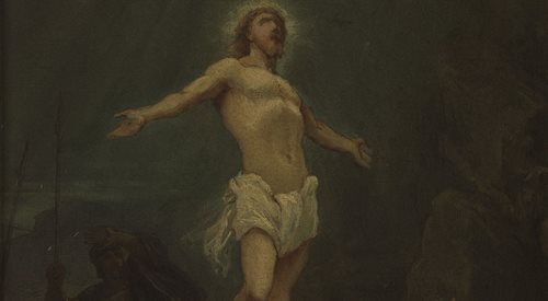 Paul-Dominique Philippoteaux, Zmartwychwstanie Jezusa Chrystusa, przed 1874, Petit Palais, muse des Beaux-arts de la Ville de Paris