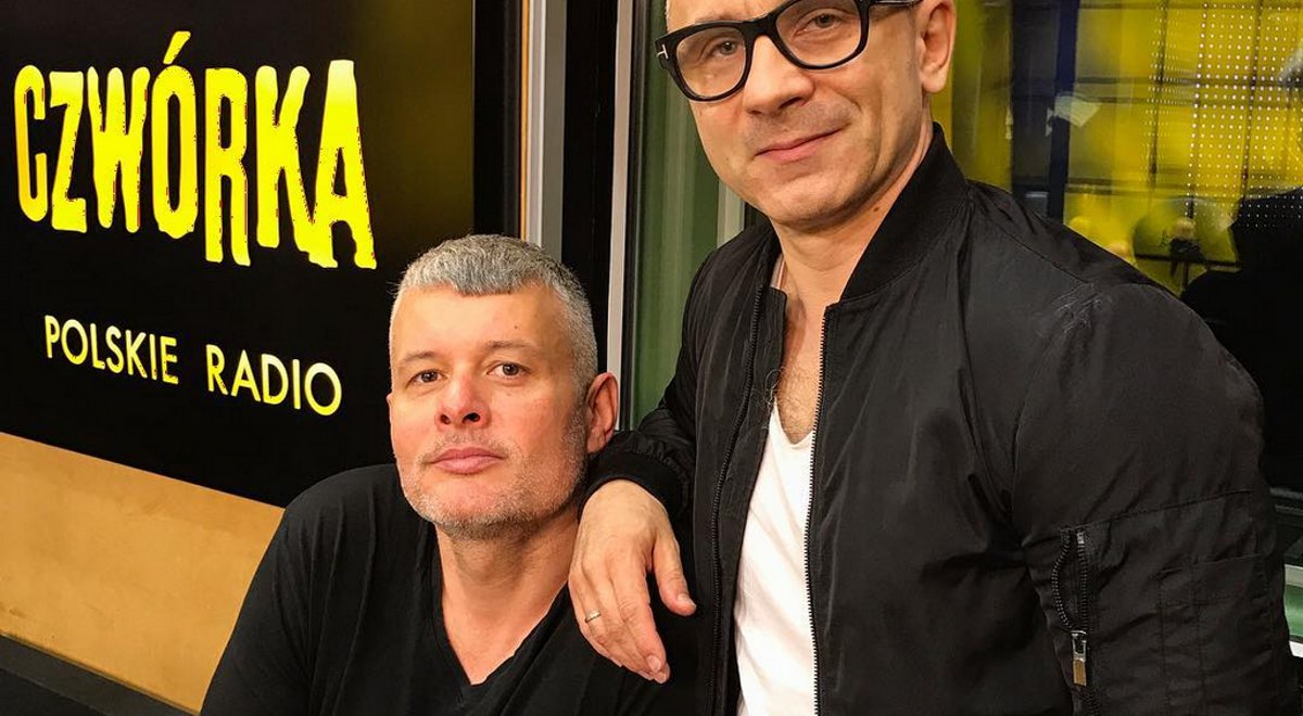 Maciej Kasprzyk i Agim Dżeljilji w studiu Czwórki