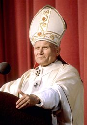 Jan Paweł II podczas wizyty w Niemczech