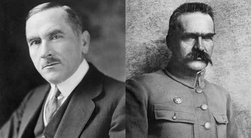 Roman Dmowski i Józef Piłsudski
