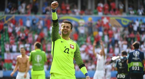Bramkarz reprezentacji Polski Łukasz Fabiański w meczu ze Szwajcarią popisał się niesamowitymi akcjami