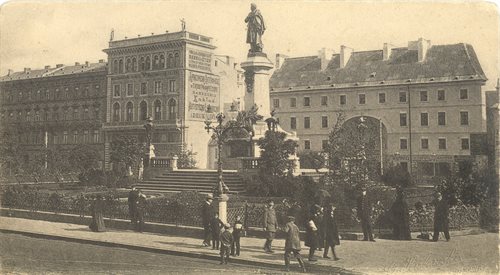 Pomnik Mickiewicza. Warszawa, Krakowskie Przedmieście