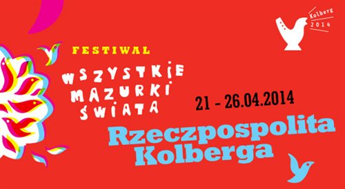 plakat promujący festiwal Wszystkie Mazurki Świata 2014