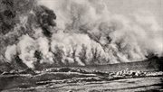 Atak gazowy w bitwie o Verdun. Francja, ​​1916