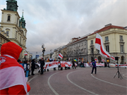 Dzień Bohaterów. Białorusini w Warszawie uczcili rocznicę powstania słuckiego
