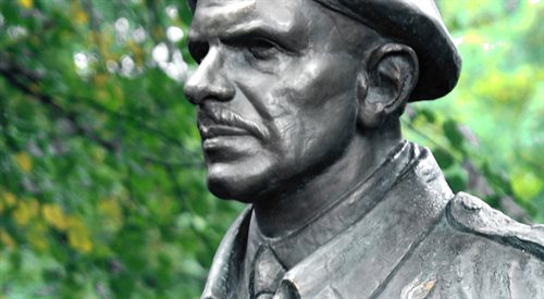 Pomnik generała Stanisława Sosabowskiego w krakowskim parku Jordana