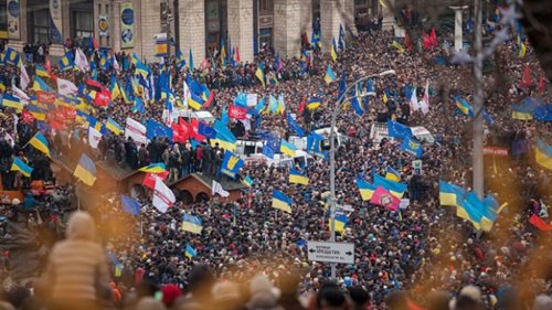 Protesty w Kijowie zaczęły się 21 listopada ubiegłego roku. Tak wyglądały pierwsze relacje z Euromajdanu