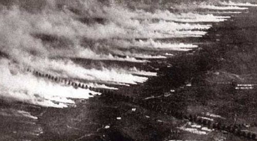 Atak gazowy z użyciem chloru przeprowadzony podczas I wojny światowej