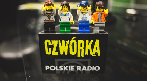 Ekipa Damiana Ochtabińskiego pozowała do zdjęć także w studiu radiowej Czwórki