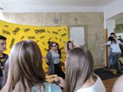 Uczniowie VI LO im. Jana Kochanowskiego i gimnazjaliści z Publicznego Gimnazjum nr 23 podczas Turnieju Szkół w Radomiu