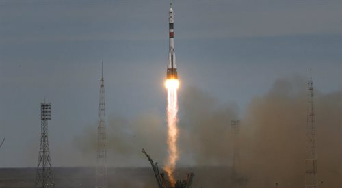Soyuz MS-04 w trakcie startu