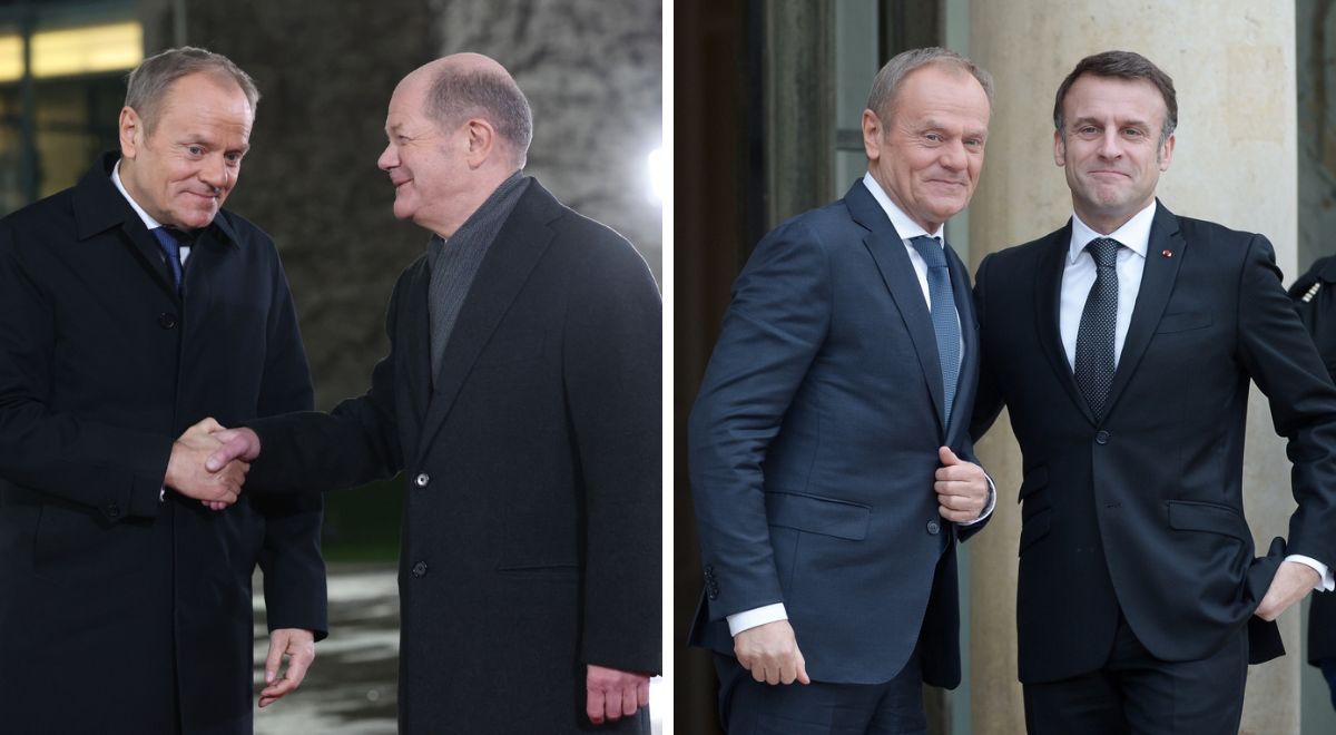 Donald Tusk odwiedził Paryż i Berlin