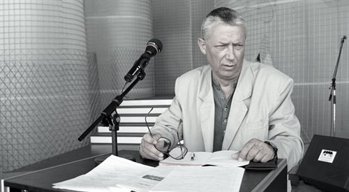 Na zdjęciu archiwalnym z 23 czerwca 1994 roku Wojciech Młynarski