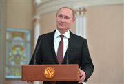 Konferencja Władimira Putina po rozmowach w Mińsku