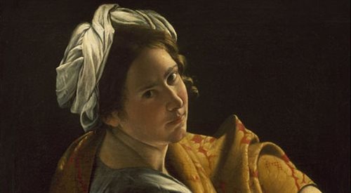 Orazio Gentileschi, Portret młodej kobiety (fragm.)