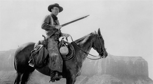 John Wayne to jedna z ikonicznych dla westernów postaci