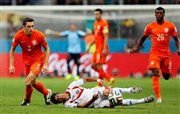 Fragment meczu Holandia - Kostaryka