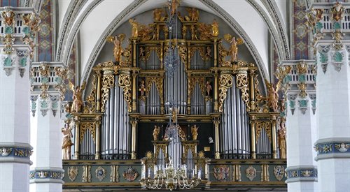 Organy w kościele w Wolfenbttel w Dolnej Saksonii