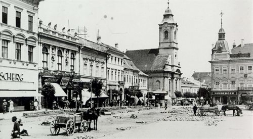 Rumuńskie miasto Kluż-Napoka w 1936 r.