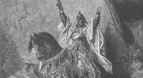 Zwycięstwo Saladyna, obraz Gustave Dor (XIX wiek)