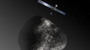 Rosetta nad kometą (wizja artysty)