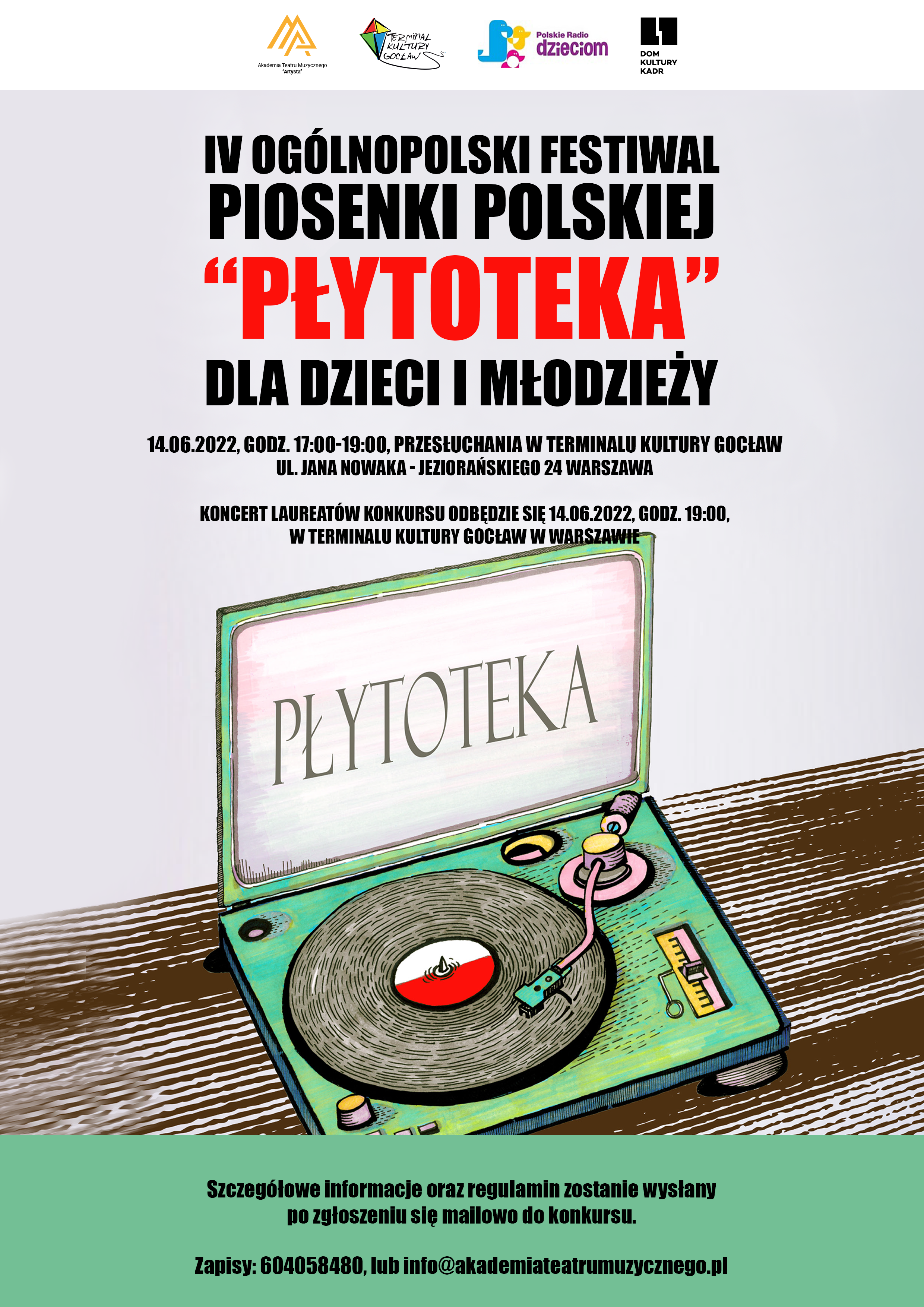 IV Ogólnopolski Festiwal Piosenki Polskiej "Płytoteka" 