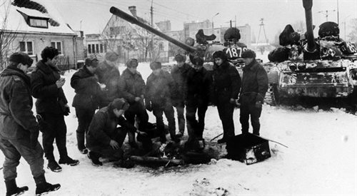 13.12.1981, Warszawa - wprowadzenie stanu wojennego w Polsce. PAPARCH WAF