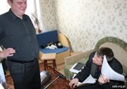 KGB w mieszkaniu Andrzeja Poczobuta w kwietniu, fot. zpb.org.pl