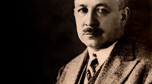 Kornel Makuszyński na zdjęciu z lat 30.
