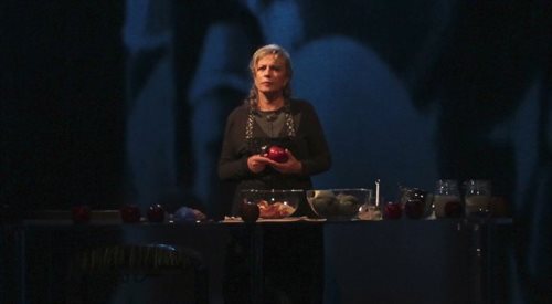 Krystyna Janda w Danucie W., Teatr Polonia w Warszawie