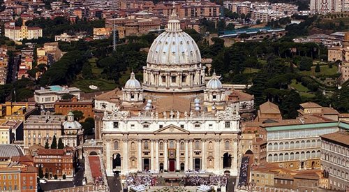 Watykan, widok Placu św. Piotra w Watykanie
