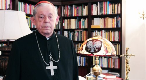 Kardynał Józef Glemp.